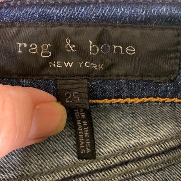Rag & Bone High Waist Skinny Cropped Jeans‎ - Picture 3 of 5